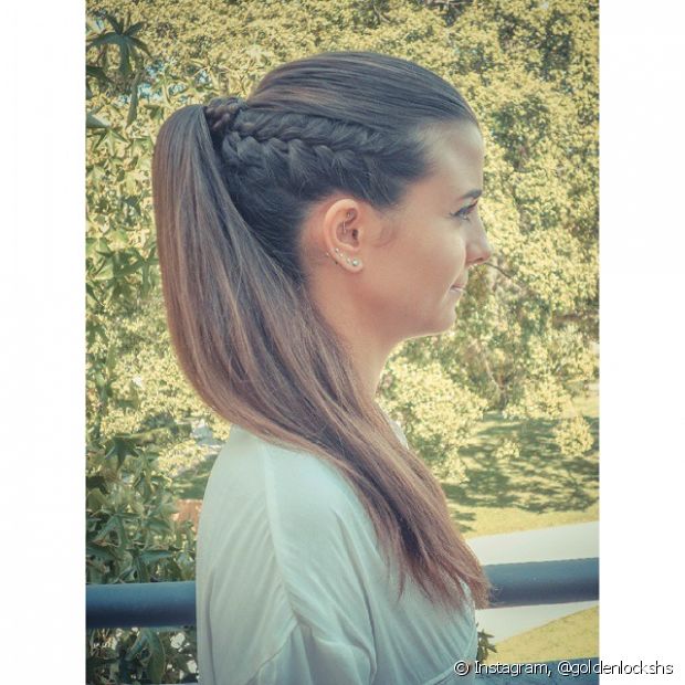 Ponytail with braid: see 10 photos of amazing hairstyle models for you to innovate the basic looks