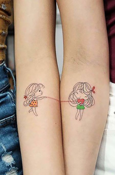 Tatuaje de hermanas: vea ideas creativas para inspirarse