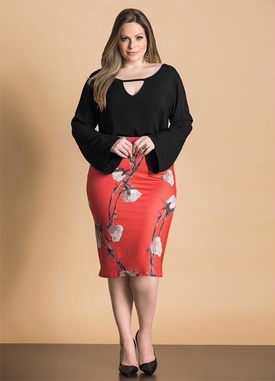 Fitted midi skirt: 45 options for you to exude sophistication