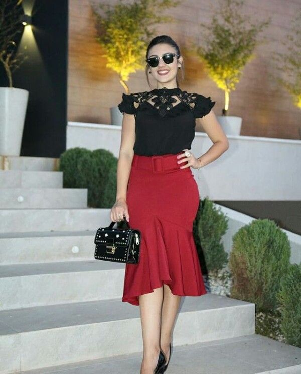 Fitted midi skirt: 45 options for you to exude sophistication