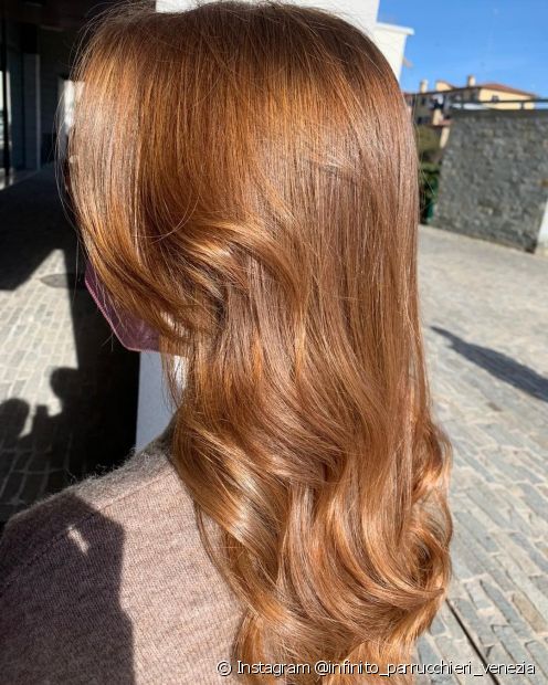 Copper hair: all about color variations, photos and how to achieve copper strands