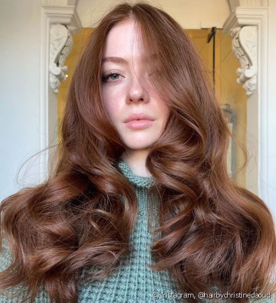 Brown hair: golden, coppery, chocolate and coffee are the shades of the season