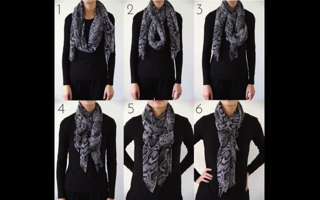 How to wear a scarf: see tips and inspirations