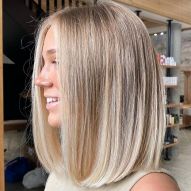 Straight haircut: 23 inspirations for short, medium and long strands