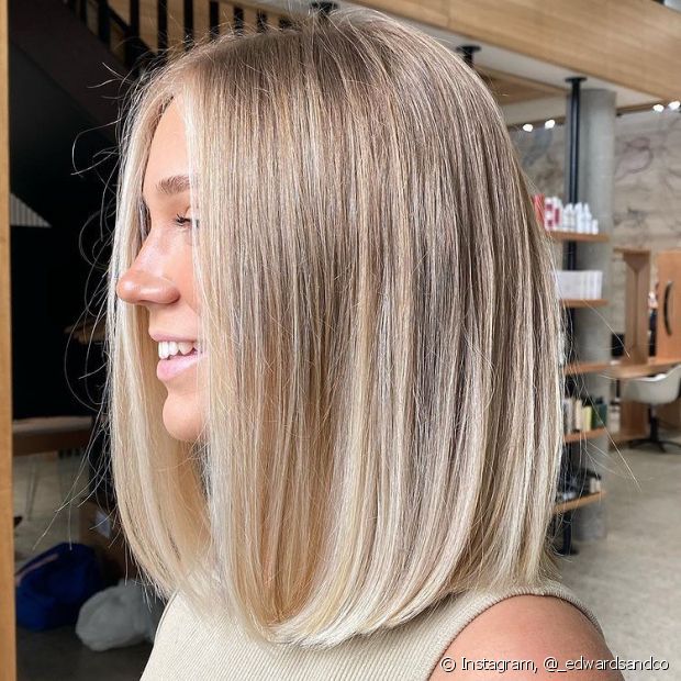 Straight haircut: 23 inspirations for short, medium and long strands