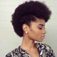 Faux sidecut dans les cheveux bouclés : apprenez à faire la coiffure latérale qui est l'une des préférées des cheveux bouclés