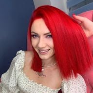 Cherry red hair: 15 photos of the color and tips for choosing the right dye