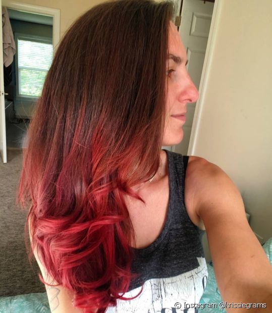 Cherry red hair: 15 photos of the color and tips for choosing the right dye