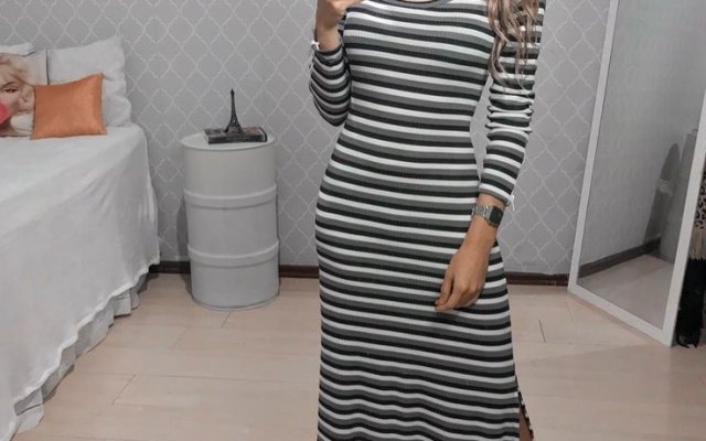 Striped dress: see 35 models for you to adopt this look now