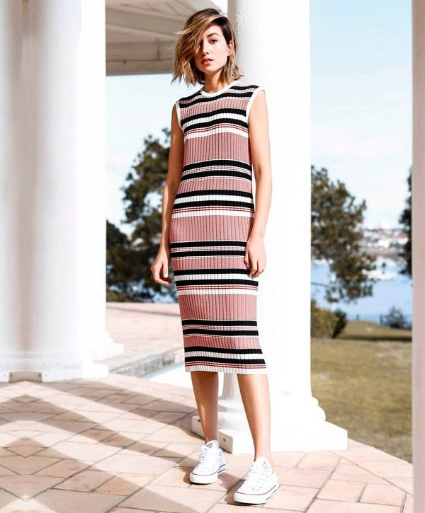 Striped dress: see 35 models for you to adopt this look now