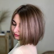 16 ideas for a lit brunette in straight hair and tips to create highlights with a natural effect