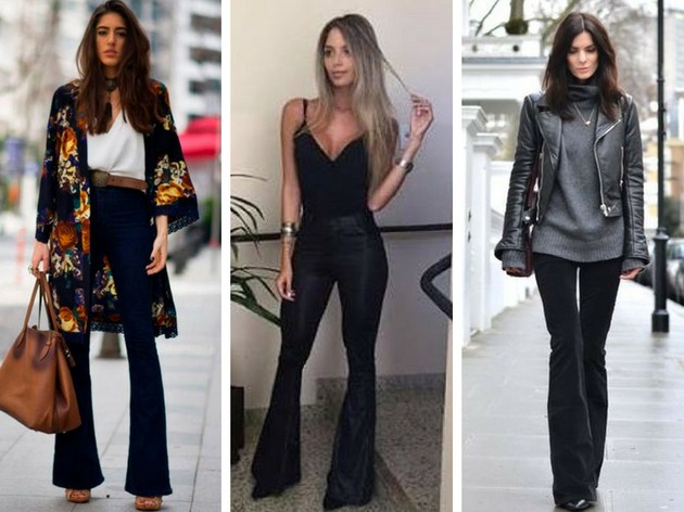 Pantalones acampanados: mira looks y entiende la diferencia entre pantalones acampanados y acampanados