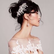 Brunette bride: hairstyles to enhance dark hair at the wedding