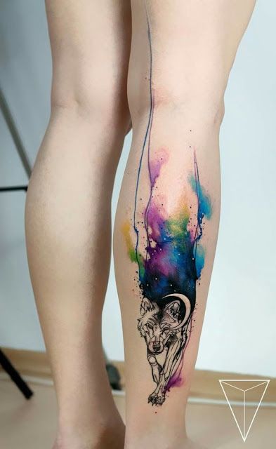 Watercolor tattoos to escape from clichés