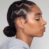 Voir 40 photos de tresses de racine et des conseils sur la façon de le faire sur les cheveux bouclés et crépus