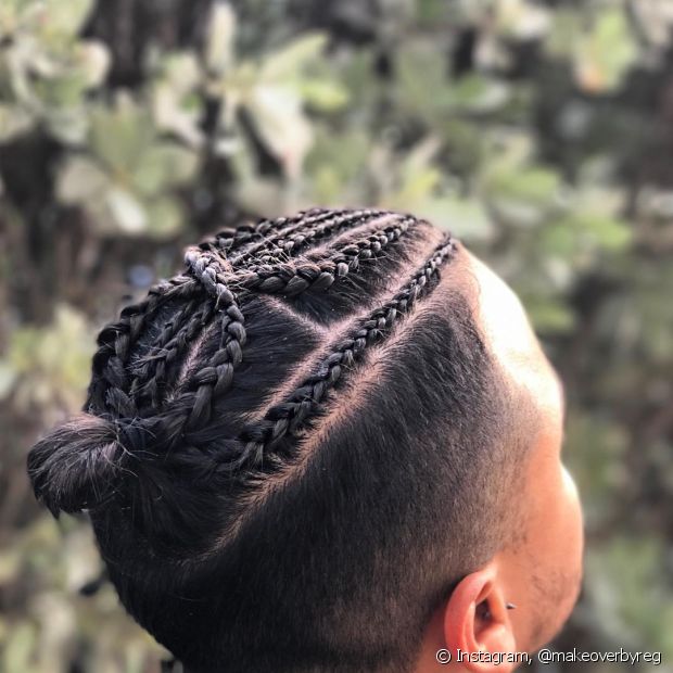 Braiding men's hair: 10 photos of different styles to inspire