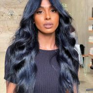 Blue-black hair makes you pale? Find out if the classic color suits you