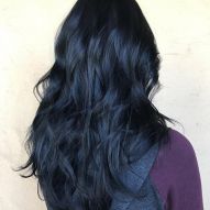 Blue-black hair makes you pale? Find out if the classic color suits you