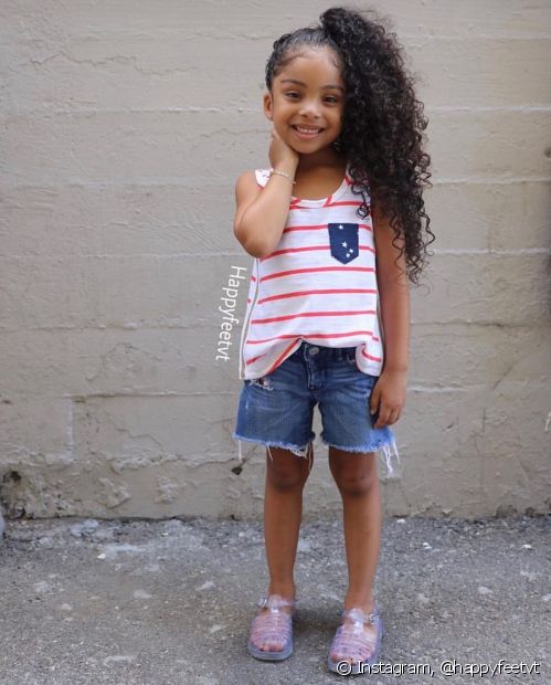 Hairstyle for children's curly hair: 4 styles for you to do on your daughter