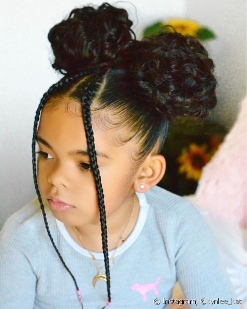 Hairstyle for children's curly hair: 4 styles for you to do on your daughter