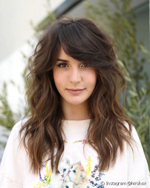 Chopped cut with side bangs: 18 photos to inspire you to wear gradient hair