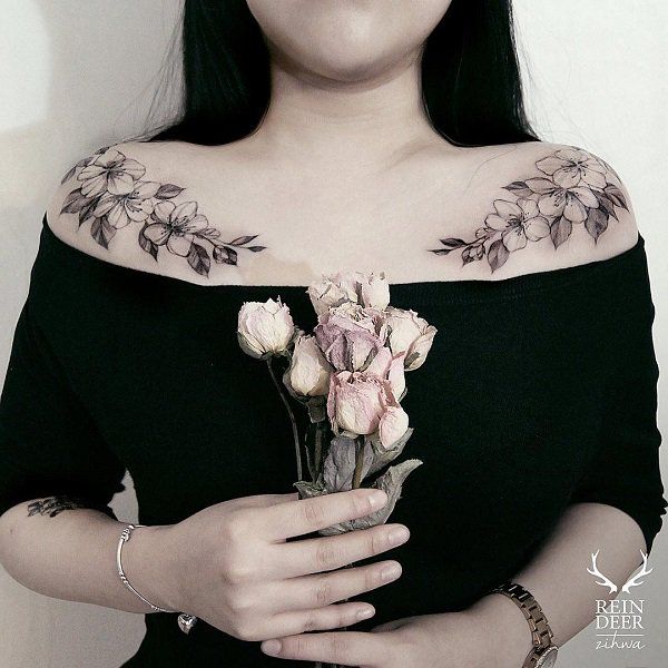 Female shoulder tattoo: get inspired with beautiful suggestions before making yours!