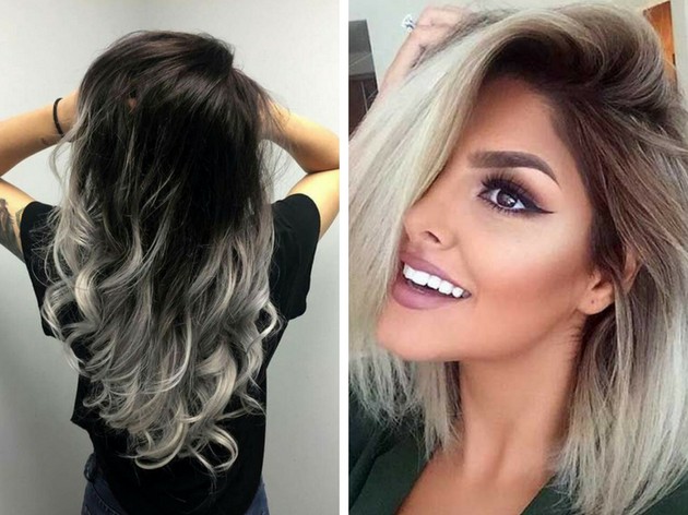 Platinum ombré hair : la teinte radicale hyper tendance !