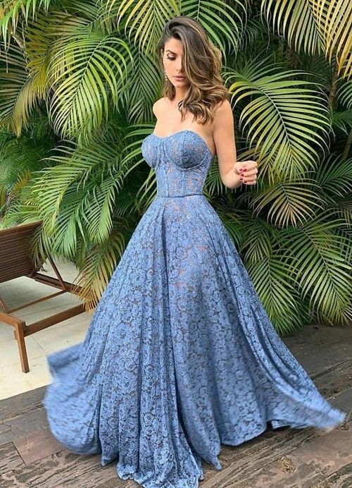 Blue dress: 39 images that will make you want to wear one now