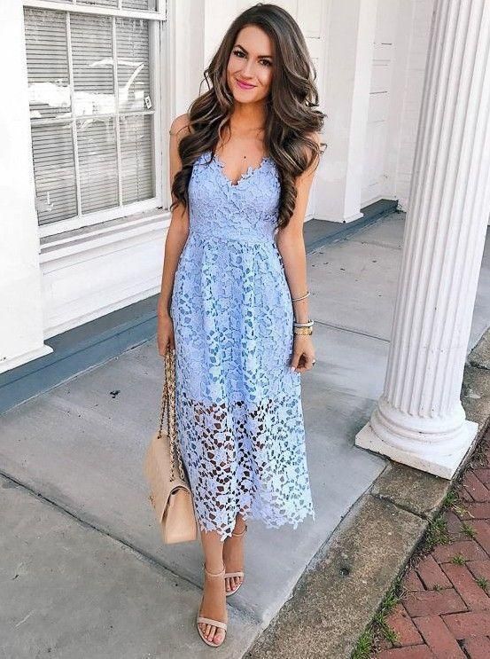 Blue dress: 39 images that will make you want to wear one now