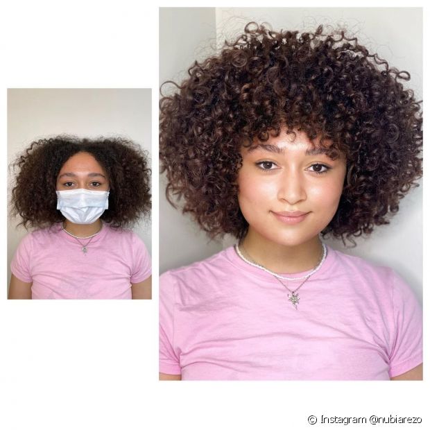 25 before and after photos of curly cuts with bangs