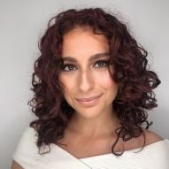 25 before and after photos of curly cuts with bangs