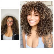 25 before and after photos of curly cuts with bangs