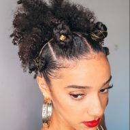 Peinados afro: 21 fotos para corto, largo, con trenzas y para bodas