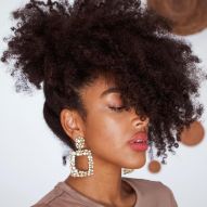 Afro hairstyles: 21 photos for short, long, with braids and for weddings