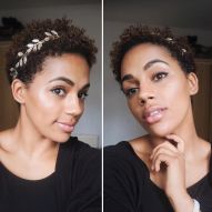 How to wear tiara on curly hair? Accessory inspirations for curls