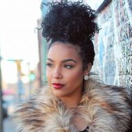 Updo hairstyles for curly hair: 50 photos of buns, ponytails and braids to inspire you