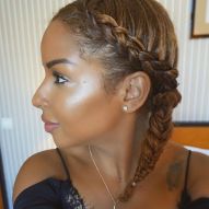 Updo hairstyles for curly hair: 50 photos of buns, ponytails and braids to inspire you