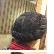 Updo hairstyles for curly hair: 50 photos of buns, ponytails and braids to inspire you