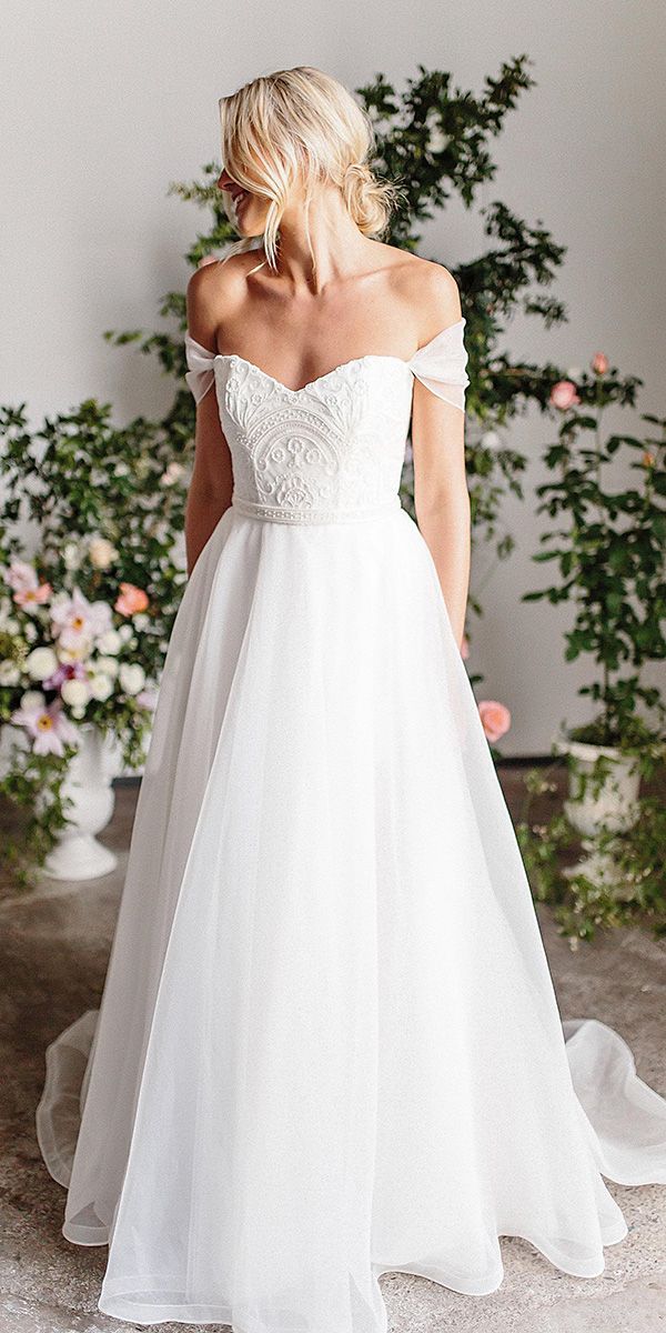 40 simple and elegant wedding dresses to rock