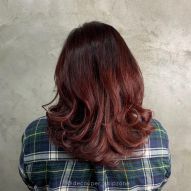 Red hair: 30 photos of marsala, burgundy, cherry shades + tips for choosing the right dye