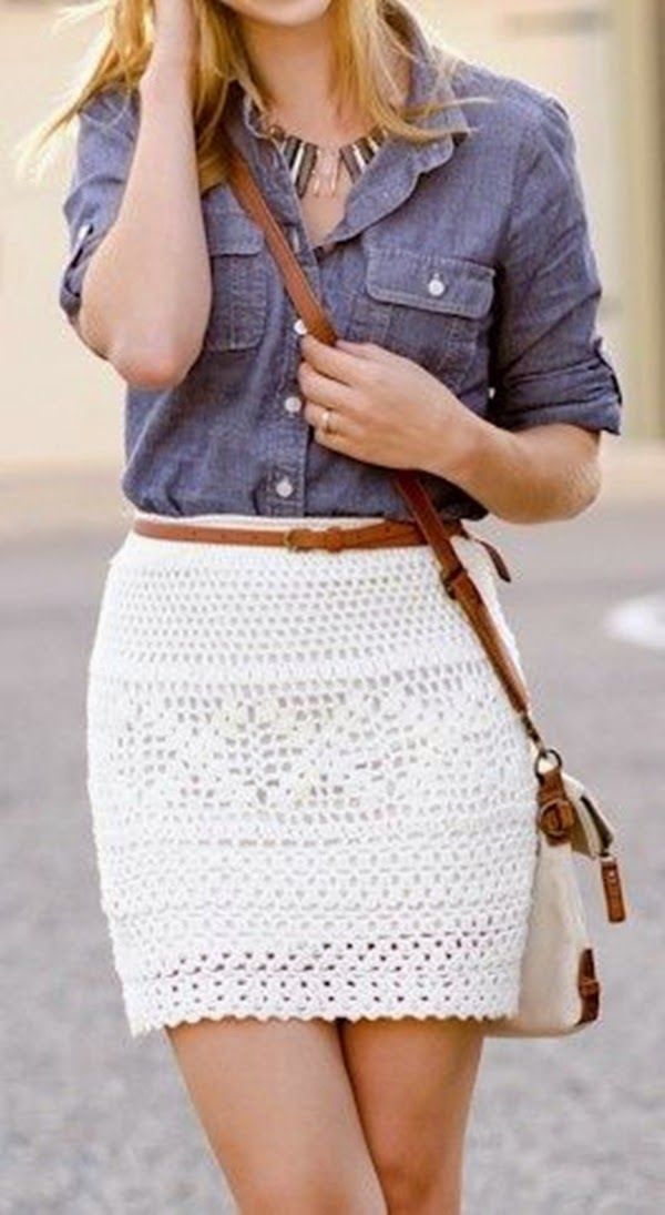 Crochet skirt: how to wear this piece full of style and charm