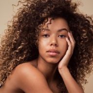 Ombré hair for brunettes: the best shades of the curly hair technique