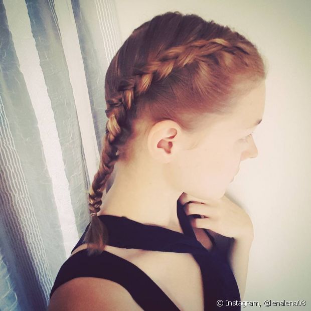 Boxer braid in short hair: it is possible to do the hairstyle in strands of this length. See 20 photos!