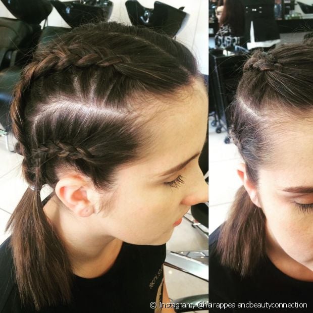 Boxer braid in short hair: it is possible to do the hairstyle in strands of this length. See 20 photos!